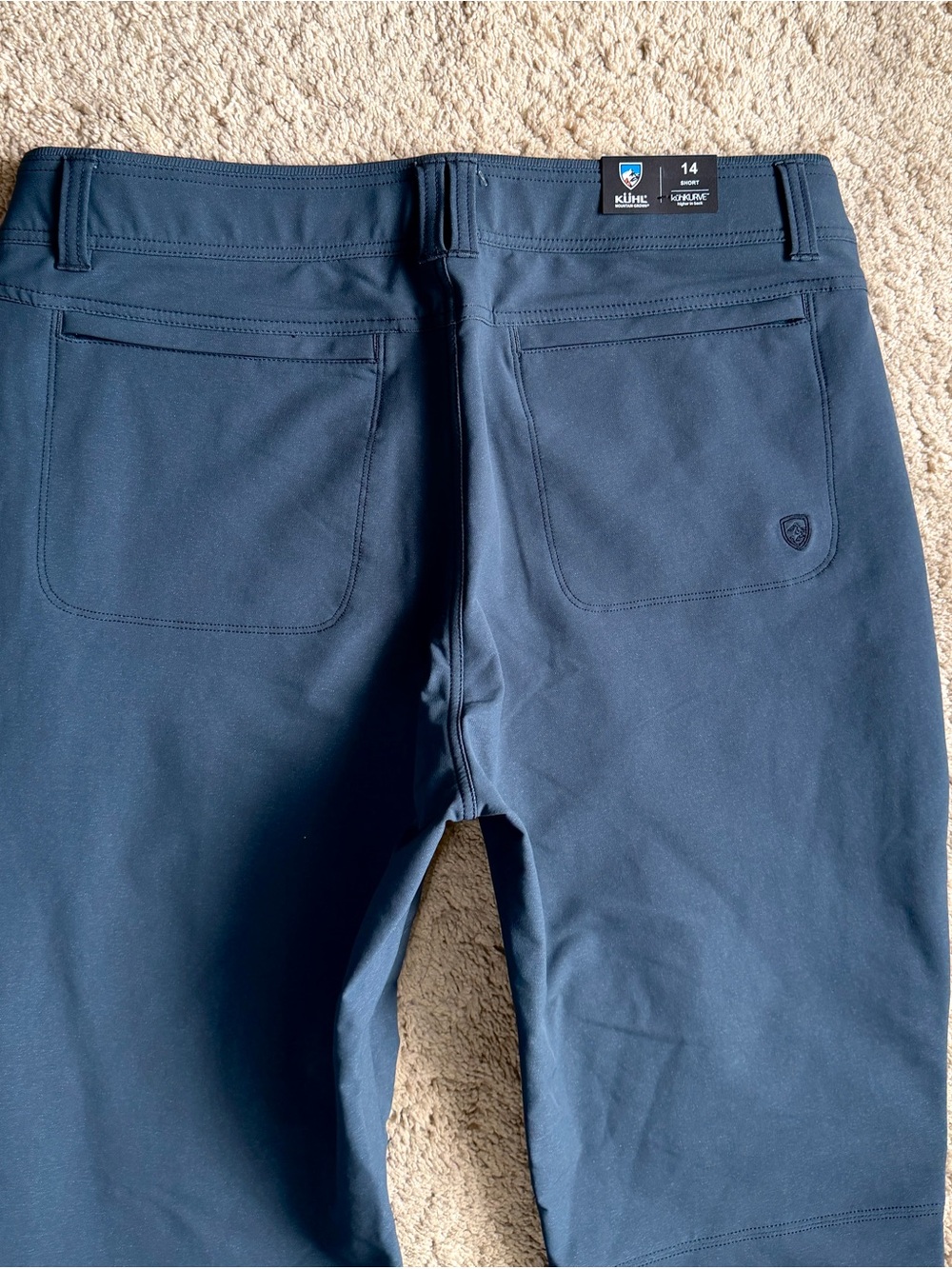 Kuhl Womens Pants Size 14 Klash Cargo Hiking Blue Outdoor Stretch Water Wind New - Picture 8 of 14
